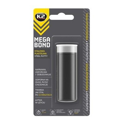 Stahl Epoxidkitt Schnell Kaltschweißen Reparatur Fix Metall Holz Kunststoff 40g K2 Mega Bond