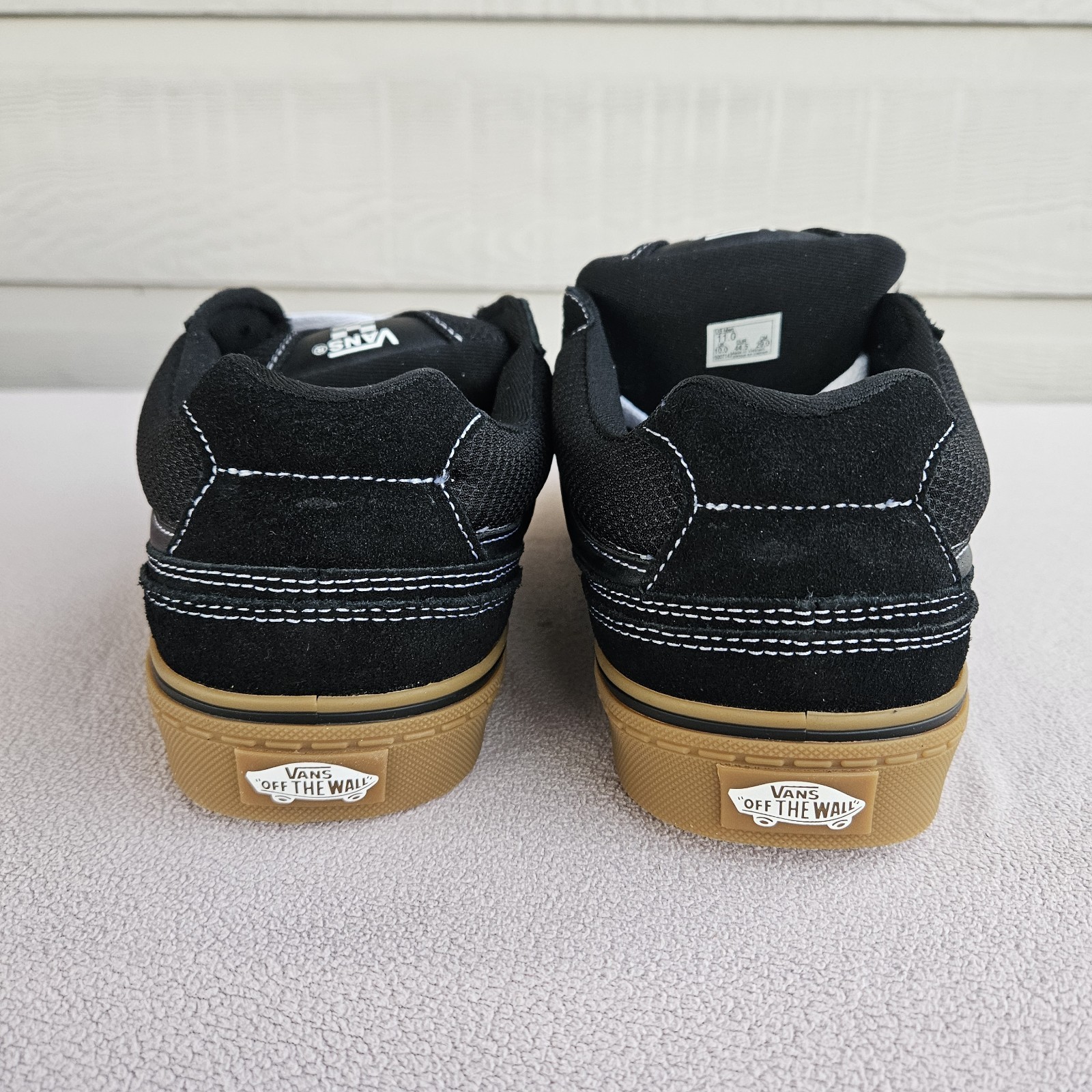 Vans Caldrone Suede Mesh Black Gum Low Top Skate Shoes Men SZ 11 VN0A5JM2B9M thumbnail 7