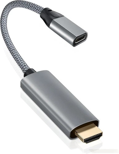 BASESAILOR USB C Female to HDMI Male Cable Adapter,USB Type C 3.1 Input to HDMI - Picture 3 of 10