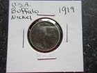 1919 United States US Buffalo Nickel 5 Cent