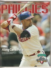 2011 Philadelphia Phillies Program---Placido Polanco w/John Mayberry Insert