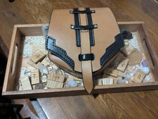 Handmade Leather Belt Pouch   Medieval / Renaissance Style   Durable, Functional