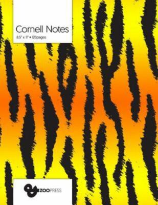 Cornell Notes: Tiger Pattern Cover - Best Note Taking System for Students, Wr...