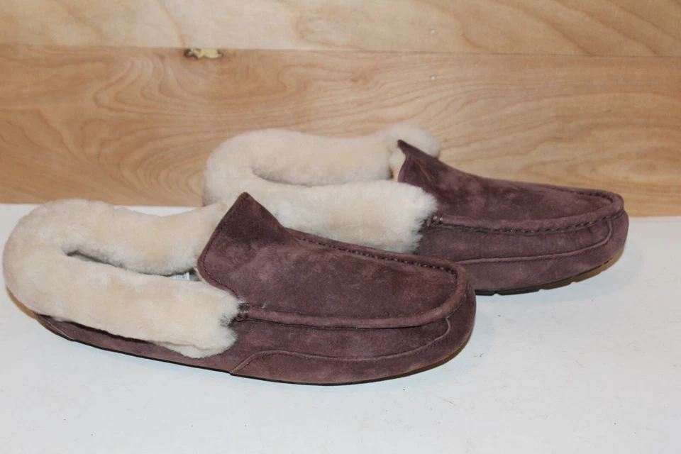 Zapatillas UGG Australia Grantt para hombre marrón gamuza piel de oveja forradas talla 7 M 1005255 Foto 2 de 4