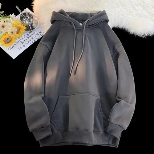 Mens Hoodie Hooded Sweatshirt Classic Pullover Hoody Sport Work Casual Jumper - Bild 10 von 21