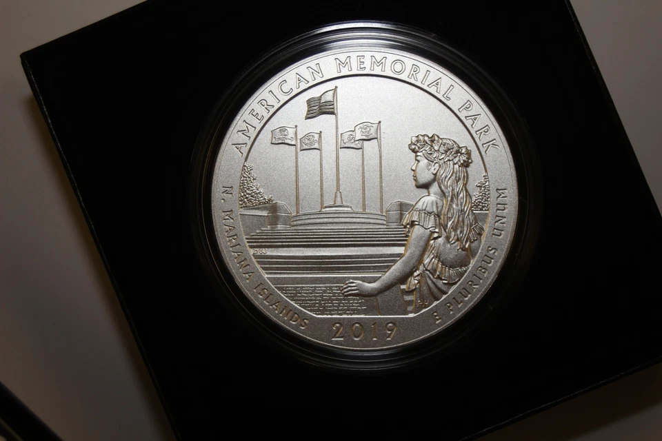 2019-P Marianna's America the Beautiful Five Ounce Silver Uncirculated (NUM5804) - Image 3 of 4