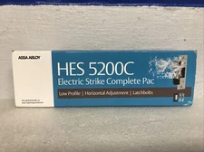 Assa Abloy HES 5200C 12/24D-630 Low Profile Electric Strike Complete Pack New