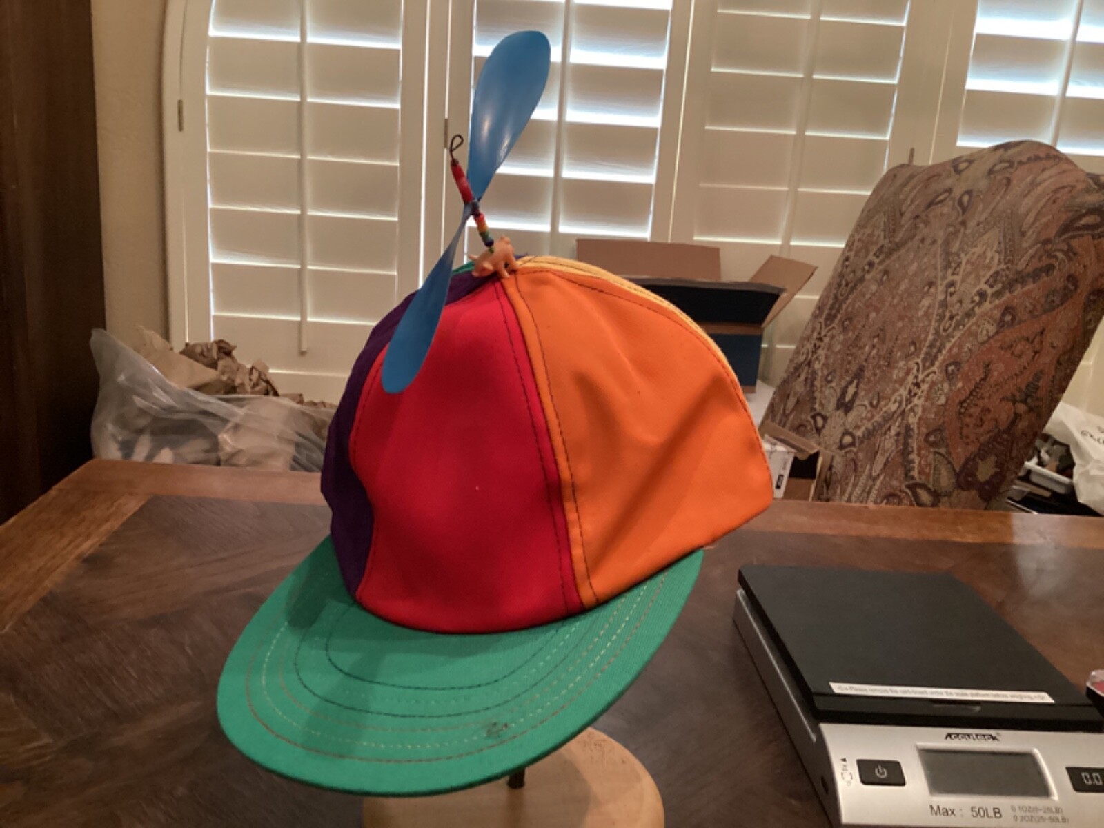 INTERSTELLAR MULTICOLOR SPINNING TOP BASEBALL CAP - image 1