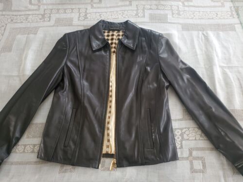 Fine ladies leather jacket Zilli Made in France - Picture 1 of 13