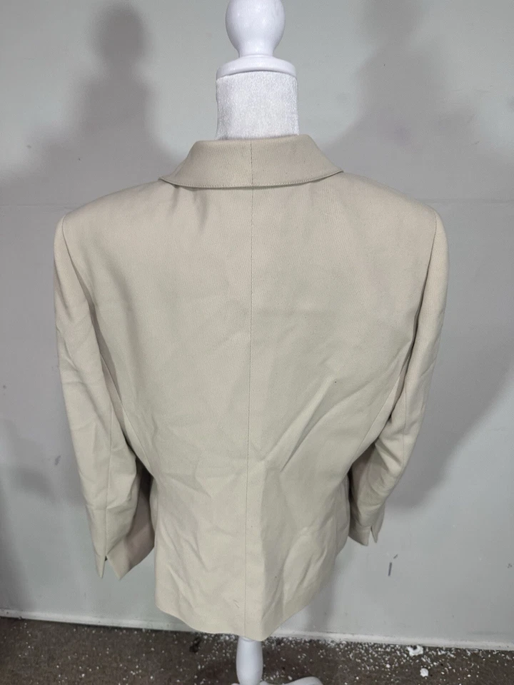 Chaqueta Le Suite Mujer Beige Manga Larga Mujer Talla 14P Foto 4 de 4