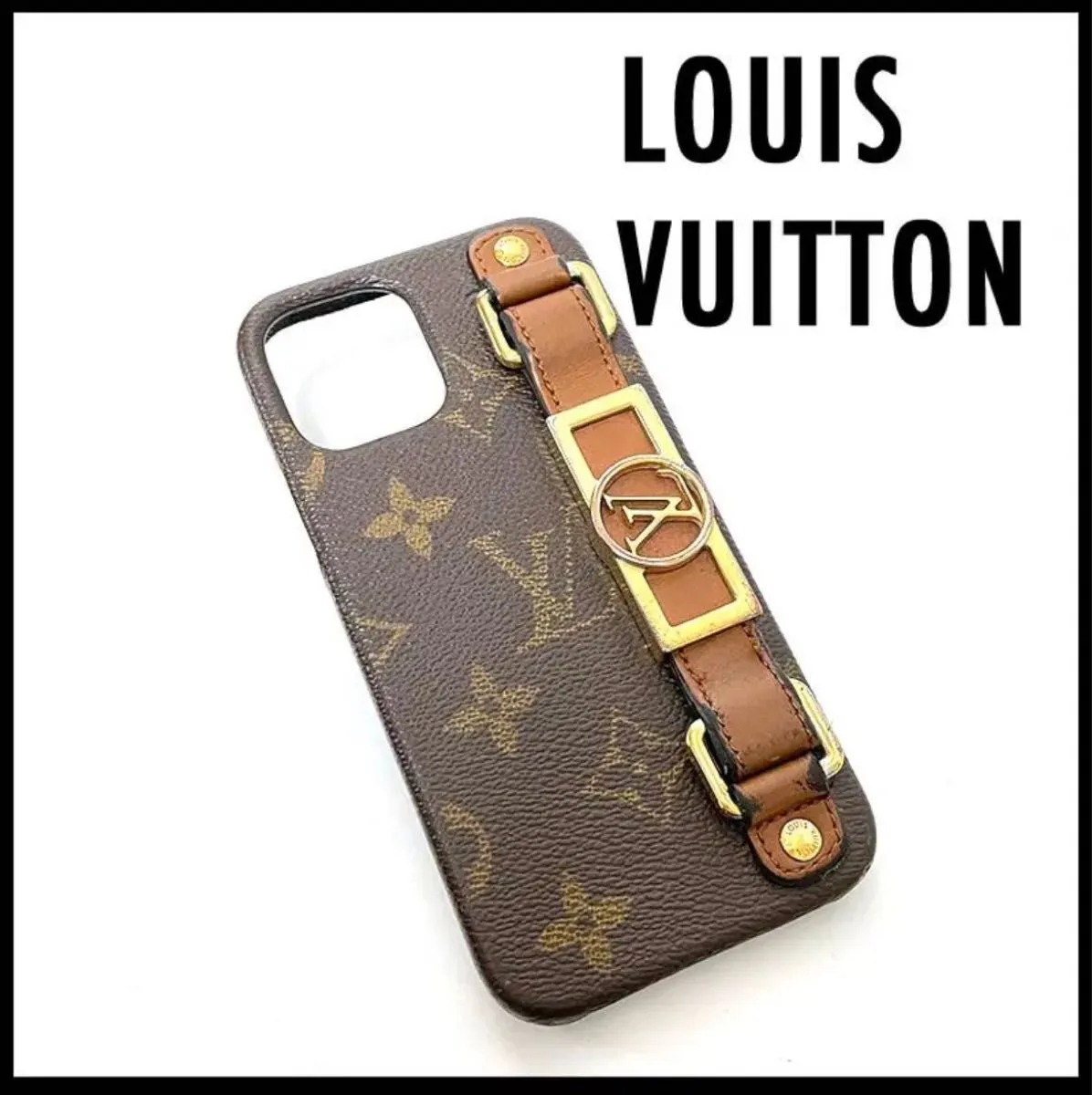 Louis Vuitton Monogram Bumper Dauphine case for iphone 12/12Pro Brown  Belted