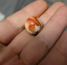 Vintage Opaque Swirl Marble " CAC RAVENS Really Unique, Look All The Pics