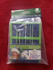 The Crochet Dude 9-pc Aluminium Hooks Set In Carrying Case NEW