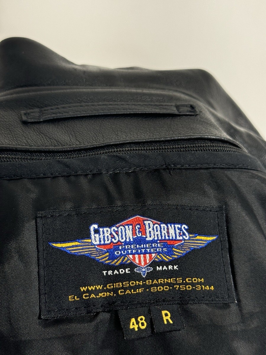 GIBSON & BARNES Heavy Duty 48 R Flight Bomber Zip In Liner LEATHER