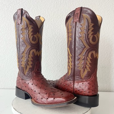 Rod Patrick ostrich boots size 9.5 great shape Rod Patrick Men main image 4