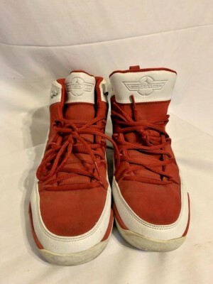 red and white nines jordans