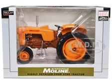 MINNEAPOLIS MOLINE FOUR STAR TRACTOR ORANGE 1/16 DIECAST BY SPECCAST SCT903