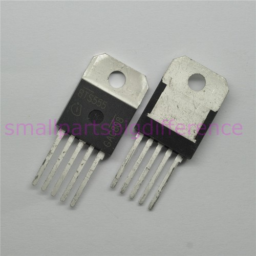 5pcs BTS555 BTS555P Infineon TO-218-5 Smart Highside High Current Power ...