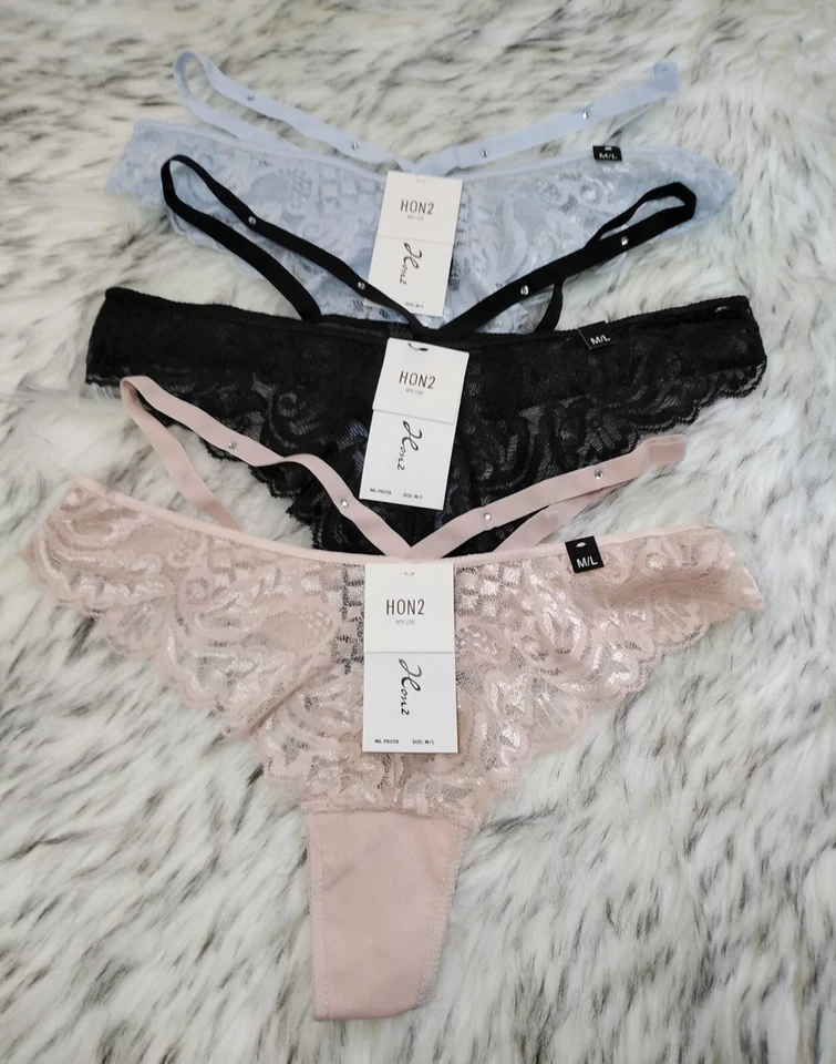 Frauen String Tanga Spitze sexy Unterhose 3er /6er Set Damen Slips Unterwäsche - Bild 3 von 4