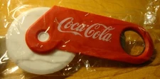 Coca Cola Soda Pop Diner PIZZA CUTTER & Kitchen COKE Bottle Opener MINT! 