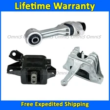 K3482 Motor & Transmission Mount Set 3pc For 2017-2018 Hyundai Elantra 2.0L Auto