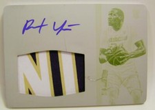 ROBERT UPSHAW 1/1 AUTO 3 COLOR RELIC PANINI NATIONAL TREASURES BASKETBALL 2015