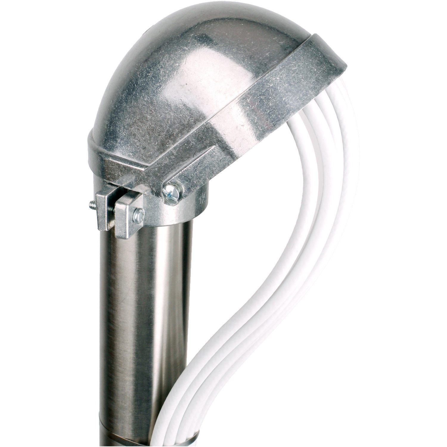 Thumbnail - Sat Mastkappe Aluminium Für Antennen-, Solar- Oder Stromeinführung Mit
