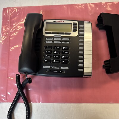 All Worx 9212 Business Office PoE IP Phone Used test w/ stand and patch cable