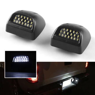 For Chevrolet Cadillac GMC Sierra1500 2500HD LED License Plate Light Housing