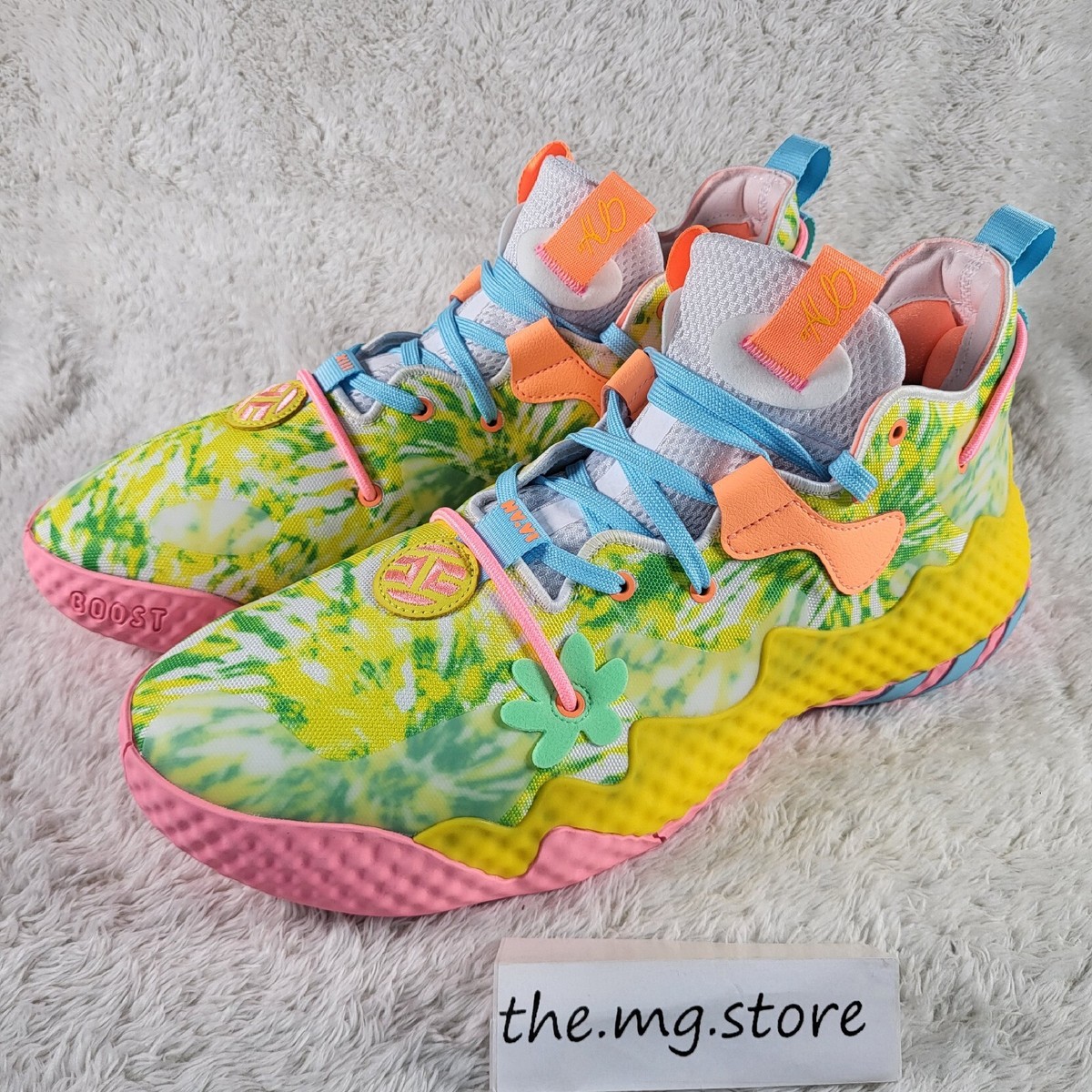 シューズ(男性用) Harden. Vol6 Adidas Harden Vol 6 multicolor /Tie Dye Basketbal Shoes Men