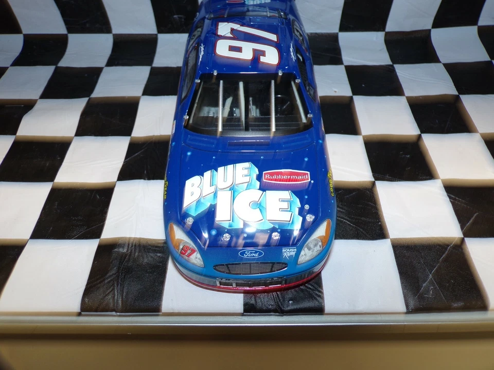 Kurt Busch #97 BLUE ICE 2003 Taurus 1:24 Scala Team Caliber NASCAR - Immagine 4 di 4