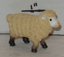 Safari Pretend Play 1" Sheep PVC figure Hard Plastic Cake Topper