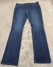 Lauren by Ralph Lauren Jeans Women's 12 Blue Denim Premier Straight 6349