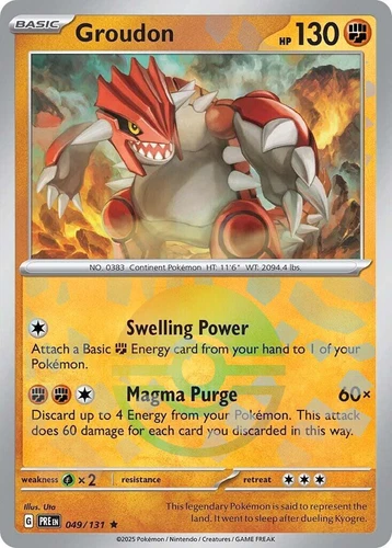 Groudon 049/131 Prismatic Evolutions