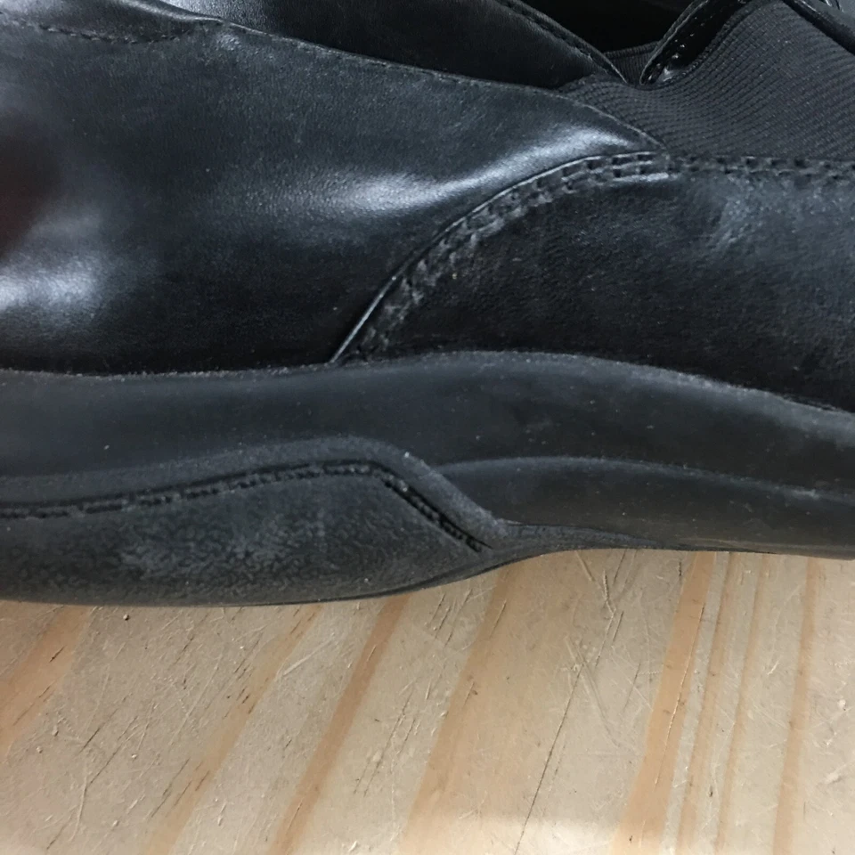 Earth Origins Shoes Womens 10 Caleigh Slip On Black Leather Casual Comfort Low - Image 4 of 4