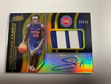 2019-20 Certified - Freshman Fabrics Auto GOLD 4/10 - Sekou Doumbouya RC Rookie
