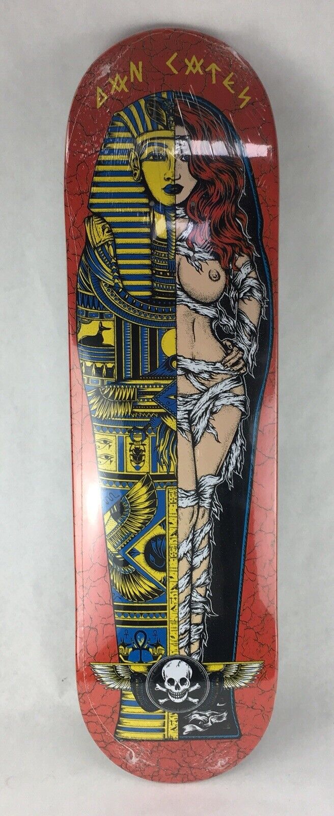 Dan Cates Mummy Pro deck - Death Skateboards 8.375 " with grip & free shipping