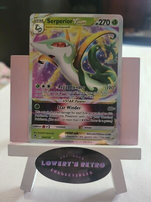 serperior vstar pokemon card value Graded: PSA 10 – Double Infinity Gaming 008/195 / Ultra Rare Card Type / HP / Stage Serperior VSTAR 8/195 Price 2026