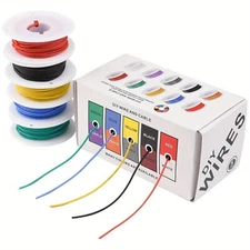 OD:26/30 AWG Flexible Silicone Wire Electric Wire Tinned Copper Hook Up Wire DIY