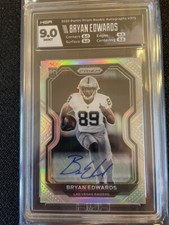 2020 Panini Prizm Bryan Edwards RC Rookie AUTO Raiders MINT 9 AUTO 10