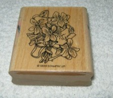 Stampin' Up - Rubber Stamp - For You with Flower Bouquet - Pretty Stamp