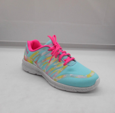 Fila Fantom 5 Blue Pink Athletic Running Shoes Big Kids Size 6 US 3RM01527-428