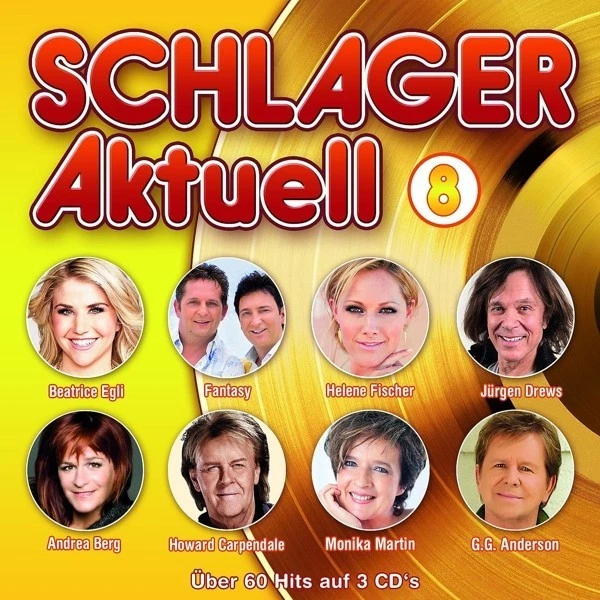 SCHLAGER AKTUELL 8 - ANDREA BERG/JÜRGEN DREWS/MONIKA MARTIN/+  3 CD NEUF  - Photo 1/1