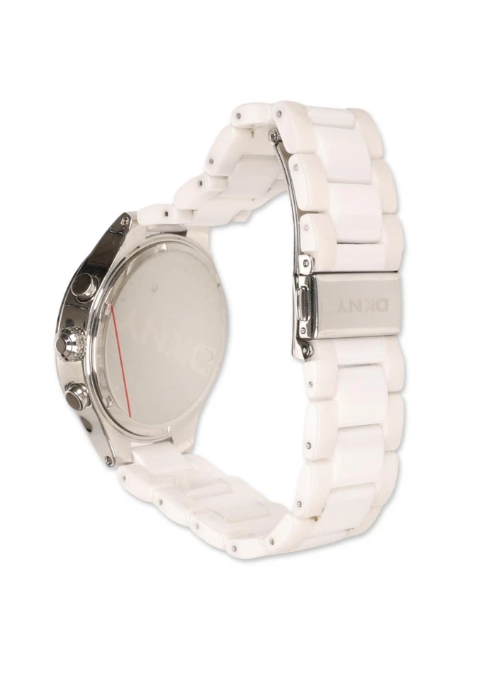 Reloj para mujer DKNY 302427 Chambers grande de cerámica con brillo #NY2223 Foto 2 de 2