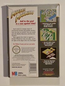 Nintendo NES - Marble Madness - Cart & Box - Tested & Working
