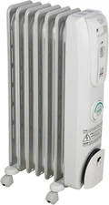 Oil Filled Radiator Heater, 1500W Electric Space Heater for Indoor Use, Portable