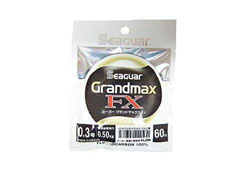 【未使用】クレハ SEAGER GrandmaxFX 1.25,1.5,1.75 KUREHA SEAGUAR GRAND MAX FX #1 (0.165mm/1.80kg)-60m