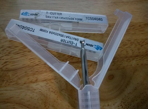 Widin 4mm back chamfer cutter for aluminium - 4 flutes QTY:1pc - Picture 7 of 9