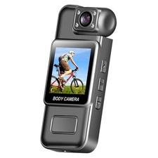 ｀Wearable Small Camera 180 Degree Rotating Lens Video Recorder For Cycling
