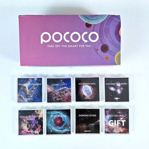 Pococo Fixed Star And Nebula Galaxy Projector Discs Set (6 Discs) +2 Extras